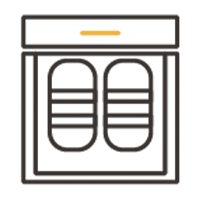 foldable rowing machine icon