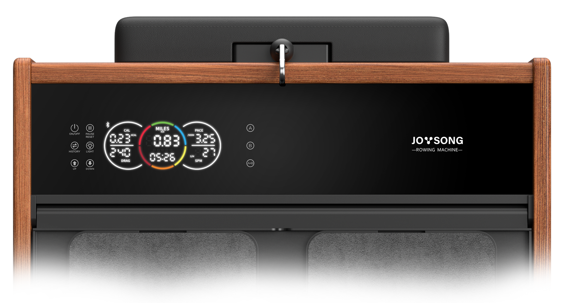Rowing machine display