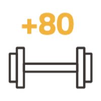 All-in-one home gym icon