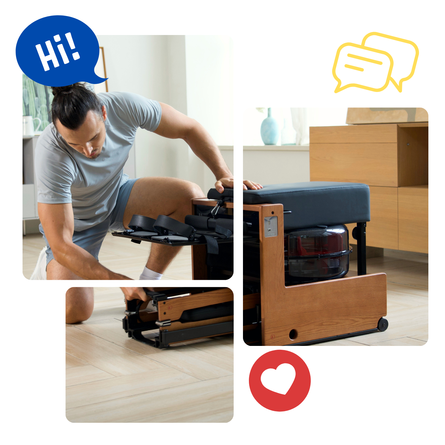 folding rowing machine